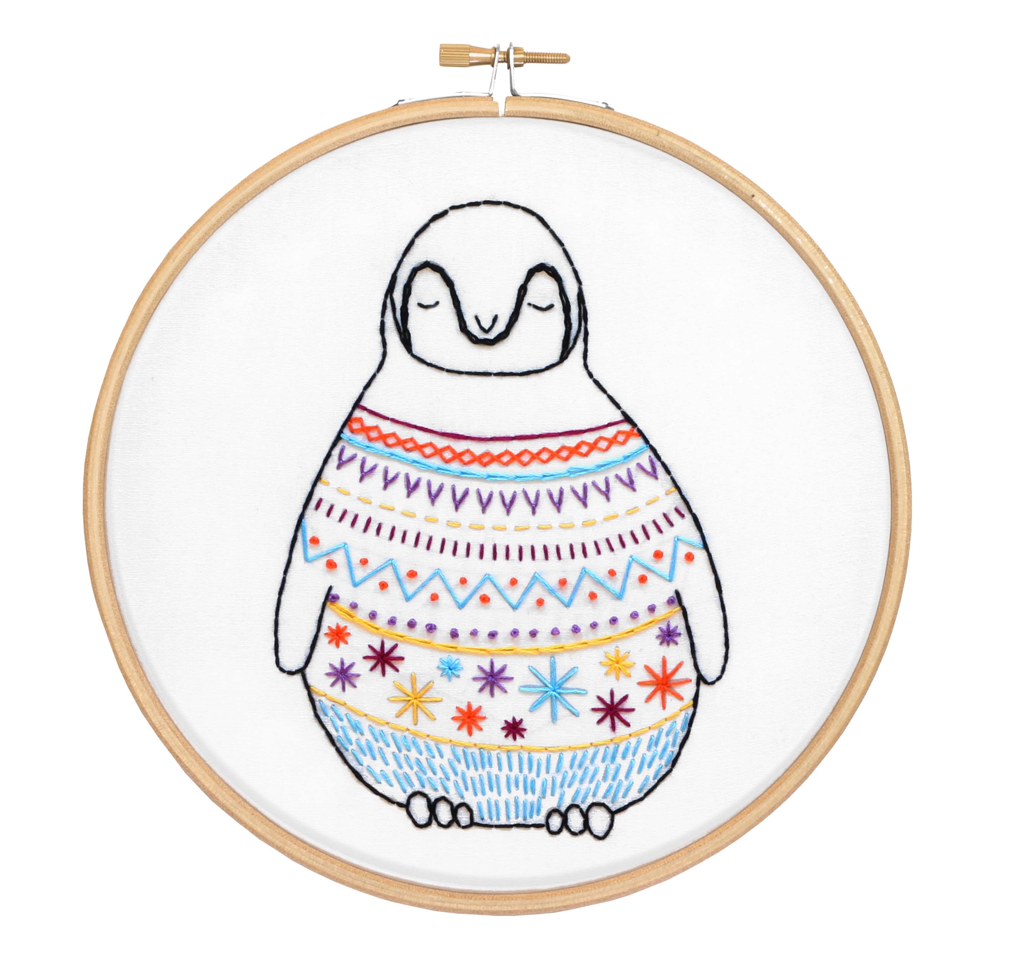 Baby Penguin Embroidery Kit, Hawthorn Handmade