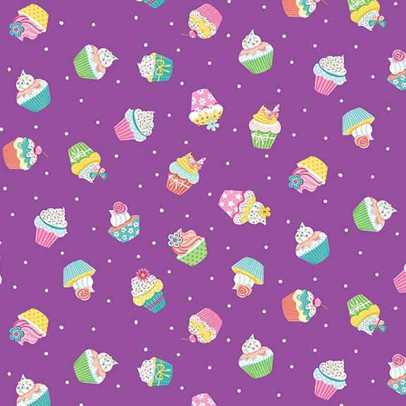 Daydream Cupcakes Lilac, Makower