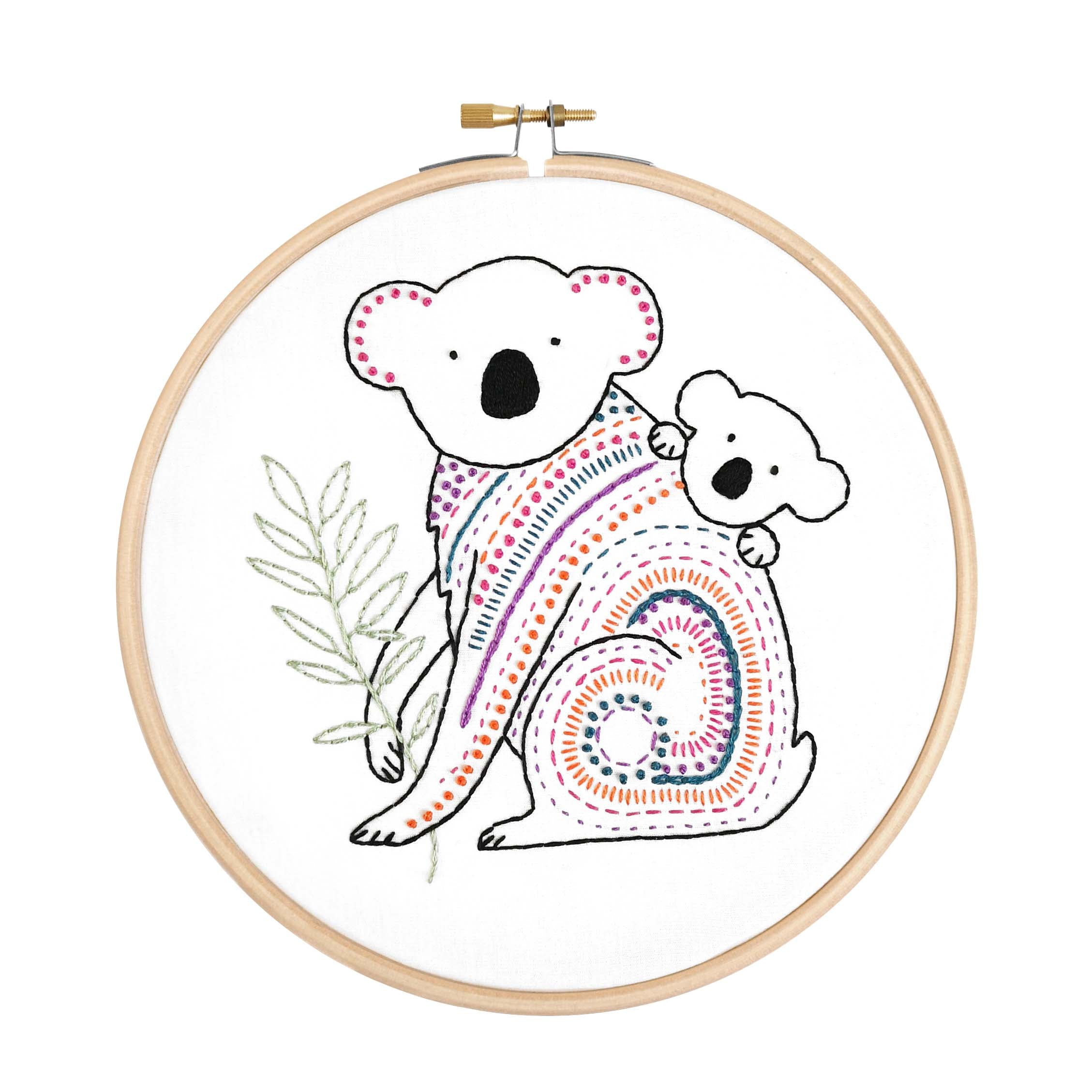 Koala Embroidery Kit, Hawthorn Handmade