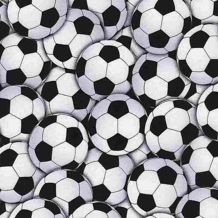 Packed Soccer Balls, Timeless Treasures