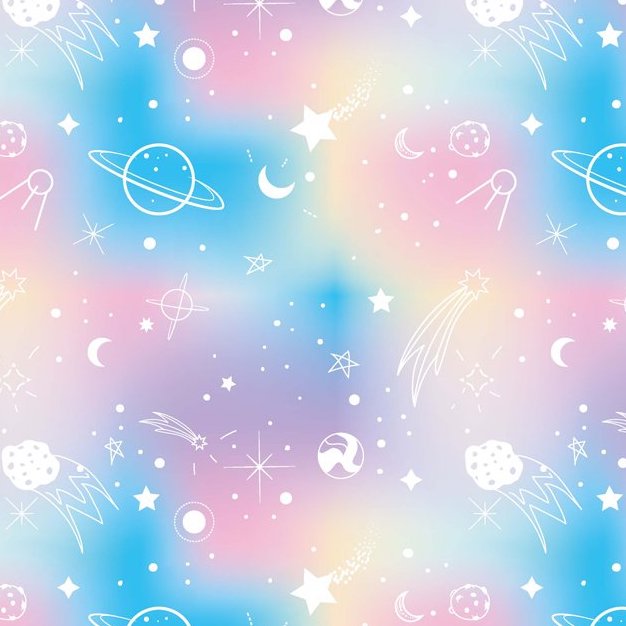 Pastel Holographic Galaxy Multi, Little Johnny