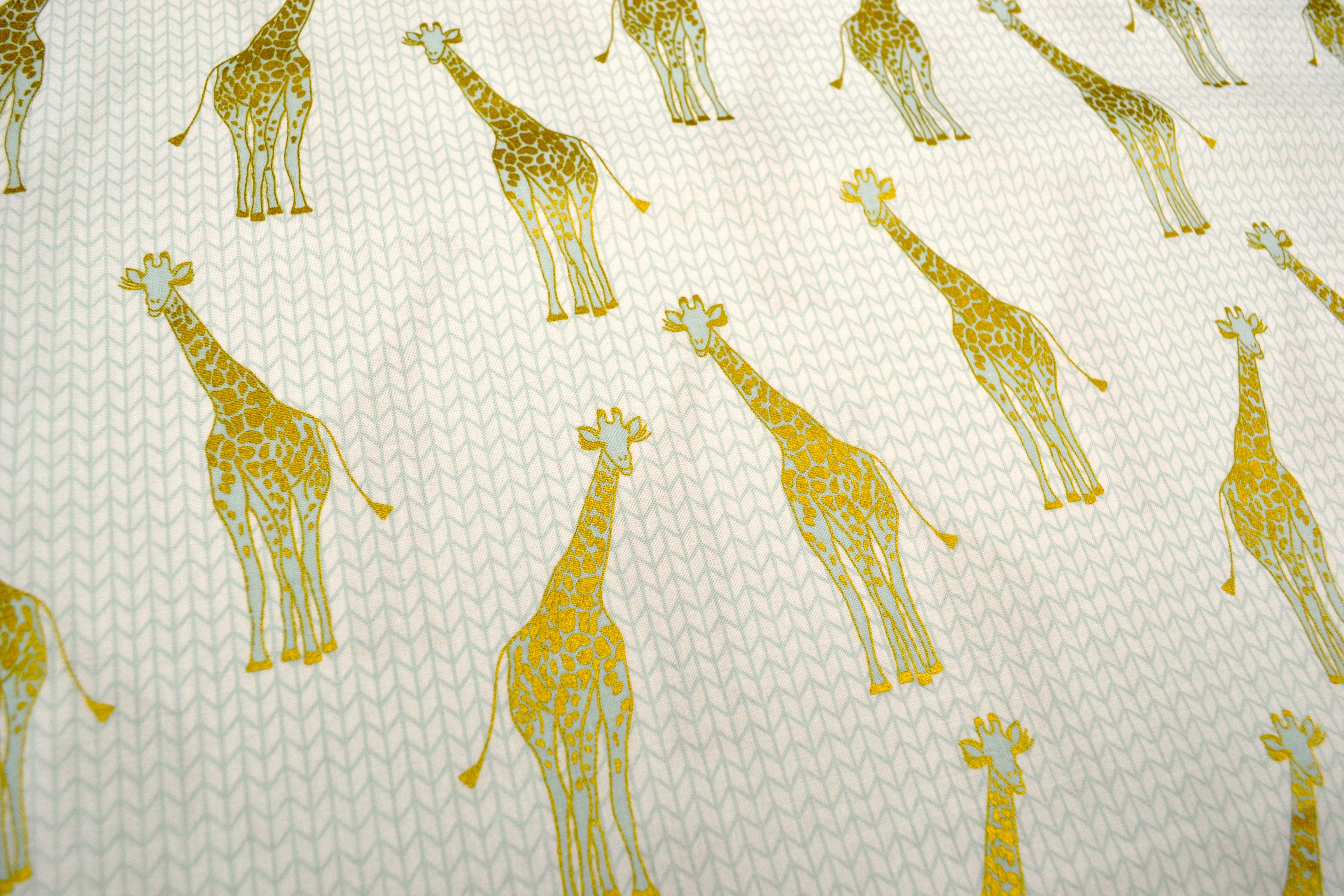 Safari Giraffe Mint, Riley Blake