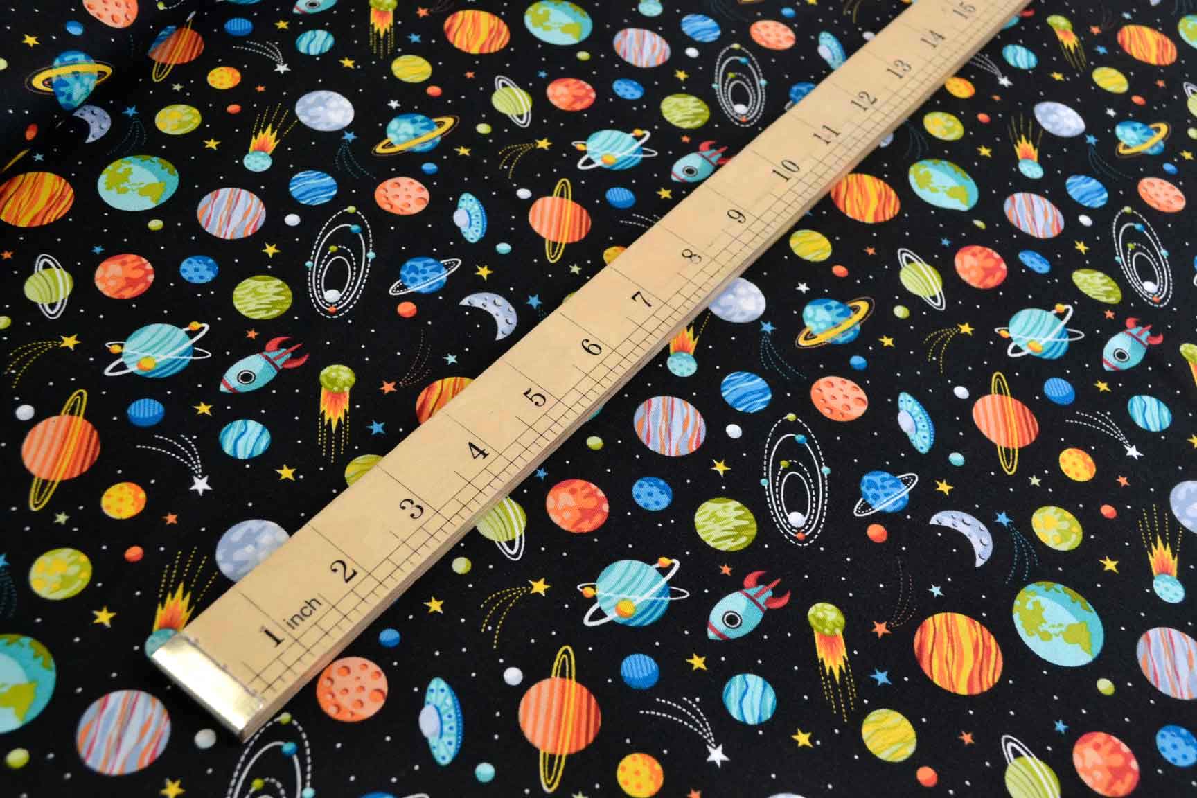 Space Planets Black, Makower