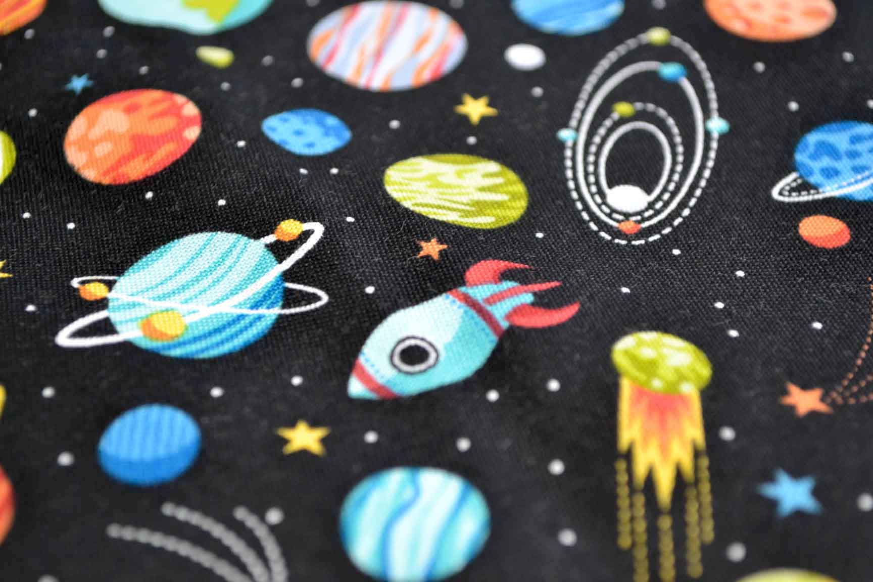 Space Planets Black, Makower