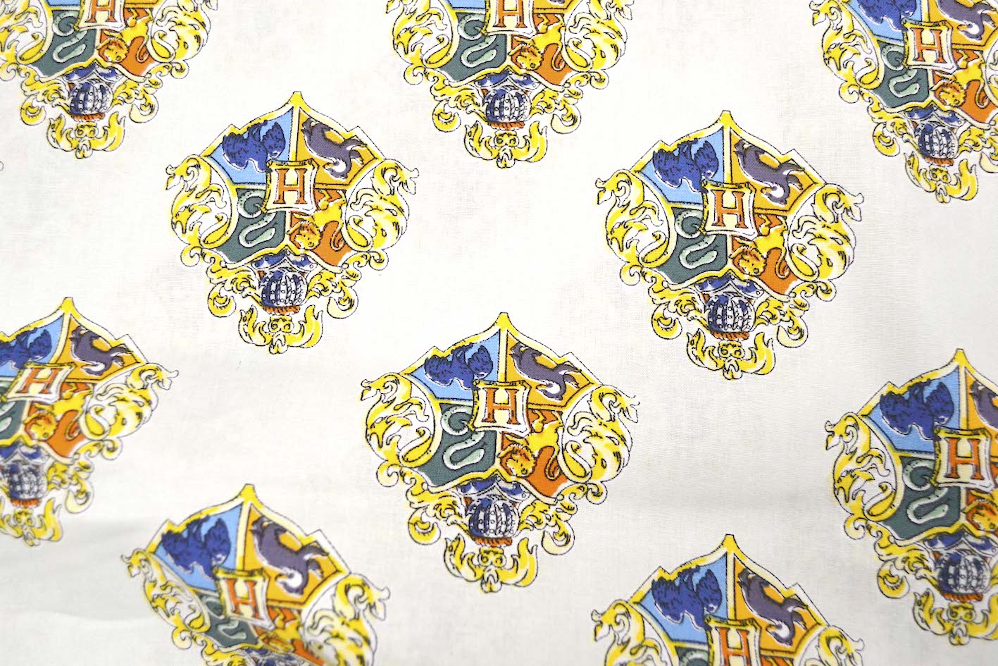 Harry Potter Watercolour Crest Light Blue, Craft Cotton Co